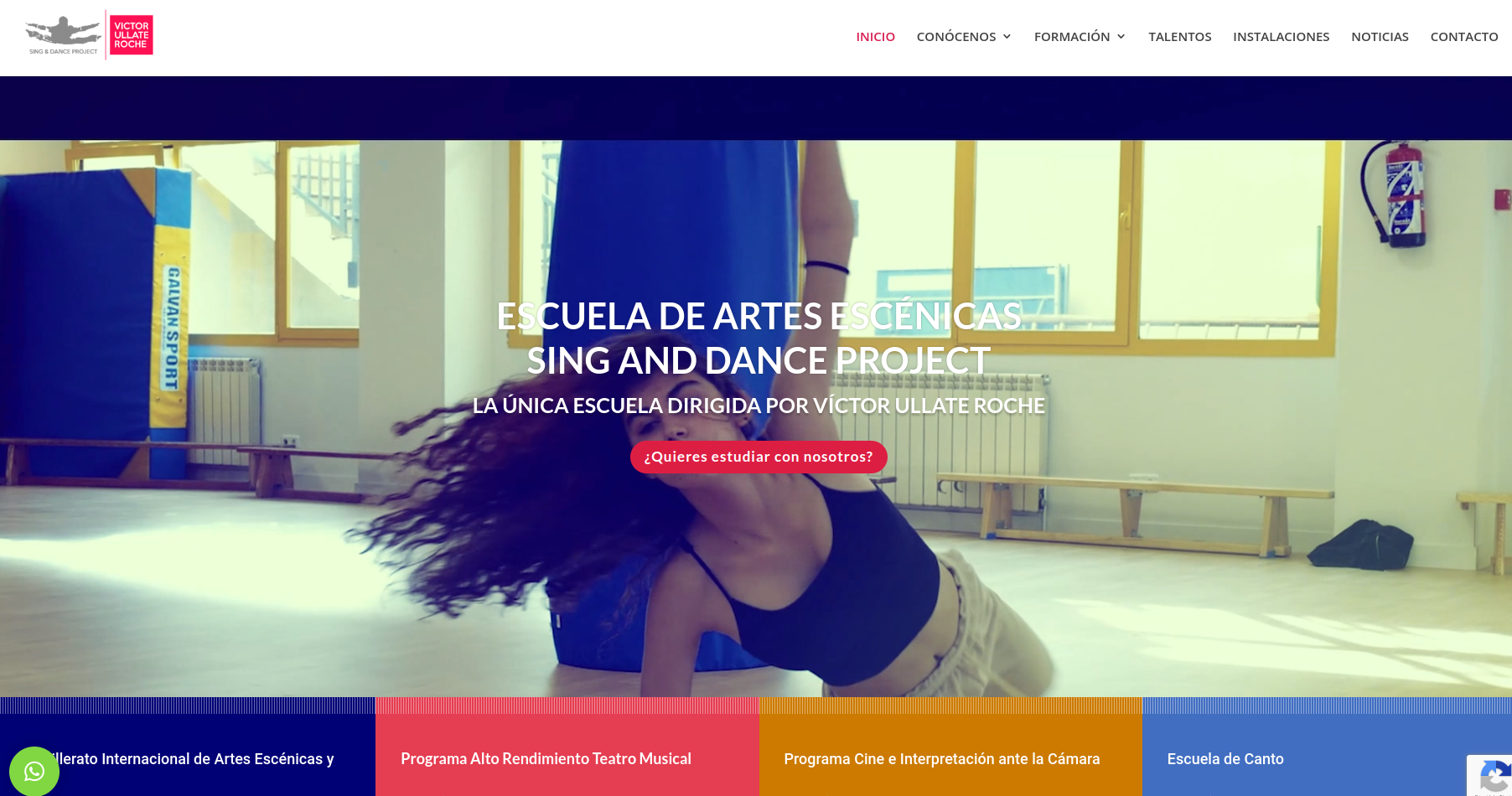 pagina singanddance para show project